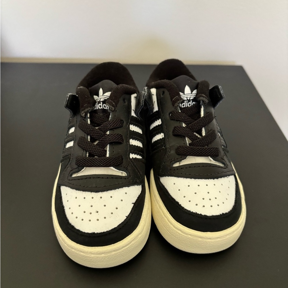 Adidas Kids Black and White Sneakers. Brand New. Never Worn.
